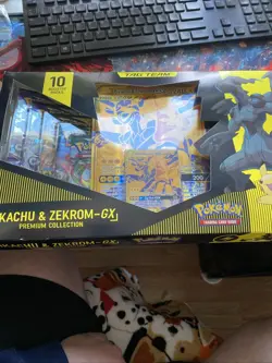 Nintendo Pokemon TCG Pikachu and Zekrom-GX Tag Team Premium Collection Sealed - Image 1