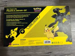 Pokemon TCG Pikachu & Zekrom-GX Tag Team Premium Collection Box - New Sealed - Image 2