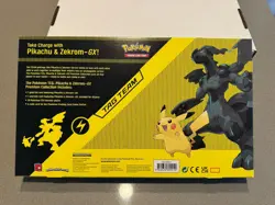 Pokemon TCG Pikachu and Zekrom-GX Tag Team Premium Collection Sealed - Image 2