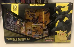 Pokemon TCG: Pikachu & Zekrom GX Premium Collection Tag Team Box New Sealed 🔥 - Image 1