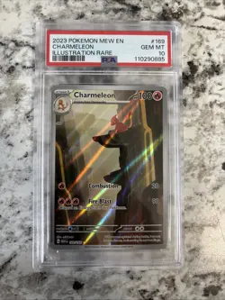 Pokemon TCG Charmeleon Scarlet Violet-151 Illustration Rare Card 169/165 PSA 10 - Image 1
