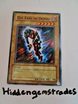 Yugioh! The Earl Of Demise LON-056 Common Unlimited Near Mint!! - Image 1