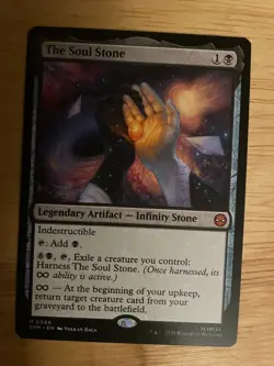 THE SOUL STONE MAGIC THE GATHERING MTG #M0066 MARVEL SPIDERMAN MTG NM - Image 1