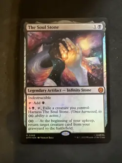 The Soul Stone 0066 FOIL Spider Man MTG Magic The Gathering Card NM - Image 1