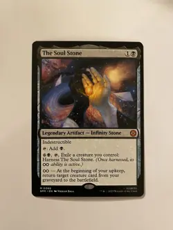 MTG Magic the Gathering THE SOUL STONE Marvel's Spider-Man Regular Mythic #0066 - Image 1