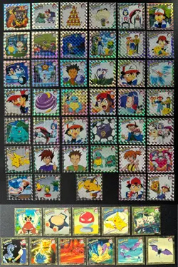 Pick & Choose Prism Holo Pokemon Artbox Sticker Series 1 Action Flipz Stickers - Image 1