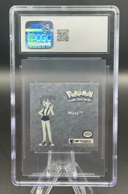 1999 Pokemon Stickers Misty #PR38 Series 1 Bonus Prism Sticker CGC 9 - Image 2