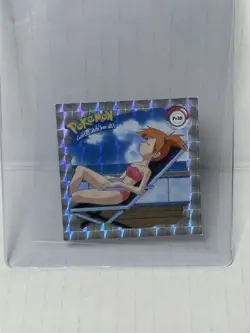 1999 Pokemon Misty Bikini RARE Artbox Sticker Series 1 #PR38 PACK FRESH - Image 2