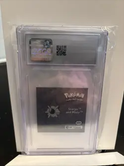 Pokemon CGC 10 Staryu And Misty Prism #PR15 Stickers Series 1 Bonus 1999 Artbox - Image 2