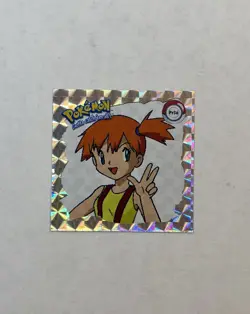 Vintage 1999 Artbox Pokemon Misty Pr36 Series 1 Silver Prism Holo Sticker - Image 1
