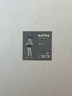 Vintage 1999 Artbox Pokemon Misty Pr36 Series 1 Silver Prism Holo Sticker - Image 2