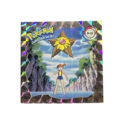 Pokemon Series 1 Staryu & Misty Prism Sticker | Pr15 - Artbox Nintendo 1999 | NM - Image 1