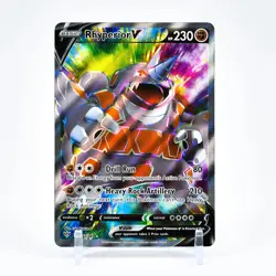 Rhyperior V - 181/189 Darkness Ablaze FULL ART Pokemon - NM/MINT - Image 1