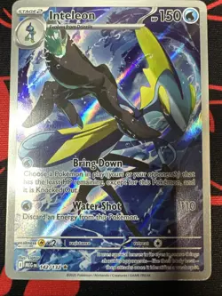 Inteleon Illustration Rare IR Pokemon TCG Mega Evolutions 142/132 NM/M Condition - Image 1