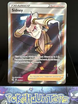 Pokemon Card Sidney 264/264 Fusion Strike Full Art Trainer Near Mint - Image 1