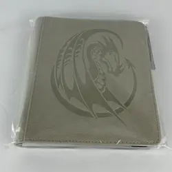 Dragon Shield Card Codex 160 Ashen White Side Load Pages New - Image 2