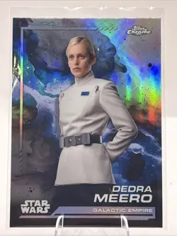 2024 Topps Chrome Star Wars Galaxy Card #14 Dedra Meero Refractor - Image 1