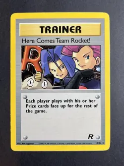 Pokemon TCG Here Comes Team Rocket! Team Rocket 15/82 Holo Rare Unlimited Card - Image 1