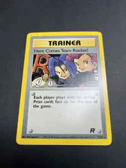 Pokemon TCG Here Comes Team Rocket! Team Rocket 15/82 Holo Rare Unlimited Card - Image 3
