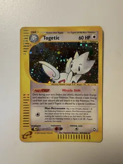 Togetic H27/H32 Aquapolis E-Reader Holo HP Condition RARE Pokemon Card - Image 1