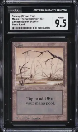 CGC 9.5 Alpha Swamp, PSA 9 Urza’s Destiny Metalworker - Image 1