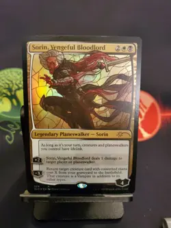 Sorin, Vengeful Bloodlord (Stained Glass) Secret Lair Foil +BONUS Normal Art - Image 2