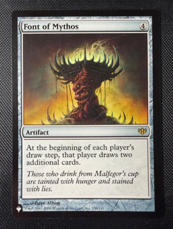 MTG Font of Mythos 136/145 Regular Rare Artifact The List Reprints NM - Image 1