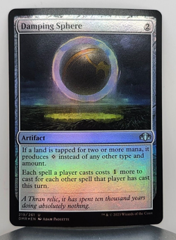Foil - Damping Sphere - Dominaria Remastered (DMR) - MTG - Image 1