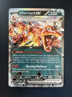 Charizard ex 125/197 Scarlet & Violet Obsidian Flames - Pokemon TCG - NM - Image 1