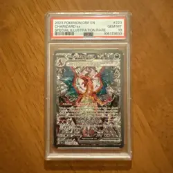 Pokemon Scarlet & Violet Obsidian Flames Charizard EX #223/197 2023 PSA 10 - Image 1