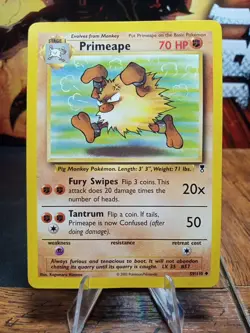 2002 Pokemon Legendary Collection Primeape #59 Extremely LP - Image 1