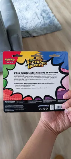 Pokemon TCG Ascended Heroes 2 Pack Blister Erika’s Tangela Sealed IN HAND UK - Image 2