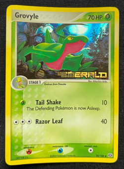 Pokemon TCG 2005 Grovyle 28/106 Emerald Reverse Holo Vintage NM/LP - Image 1