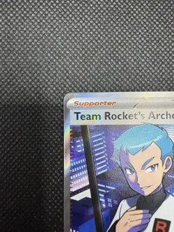 Pokemon TCG Team Rocket's Archer 223/182 Destined Rivals Ultra Rare Holo NM - Image 4