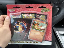 Pokemon TCG Charmander Tech Sticker Collection Ascended Heroes 3 Pack Blister - Image 3
