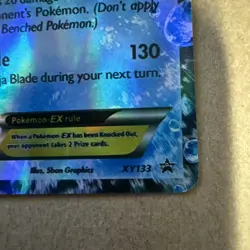 Pokemon TCG Ash-Greninja-EX XY XY133 Holo Promo 2016 - Image 2