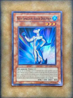 Yugioh Neo-Spacian Aqua Dolphin POTD-EN003 Super Rare MP - Image 1