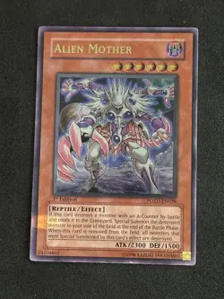 Alien Mother POTD-EN028 1st Edition Ultimate Rare NM ERROR YuGiOh - Image 1