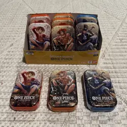 One Piece Card Game Tin Pack Set Vol.2 TS-02 | Lot Of 10 Tins | English - Image 1