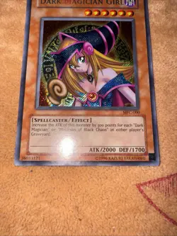 🔥 YUGIOH Dark Magician Girl MFC-000 SECRET RARE ORIGINAL Magician's Force LP/NM - Image 4