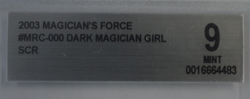 2003 YuGiOh DARK MAGICIAN GIRL MFC-000 (BGS 9 MINT) - Secret Rare - Image 3