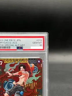 PSA 10 Ace OP02-013 SR SP Alt Art Two Legends OP-08 ONE PIECE Card Japanese - Image 3