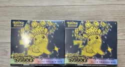 Surging Sparks Pokemon Center - Elite Trainer Box - Factory Sealed ETB x 2 - Image 1