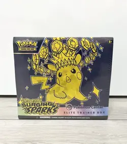 Surging Sparks ETB Pokemon Center Elite Trainer Box Brand New & Factory Sealed - Image 2