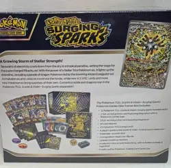 Surging Sparks ETB Pokemon Center Elite Trainer Box Brand New & Factory Sealed - Image 2