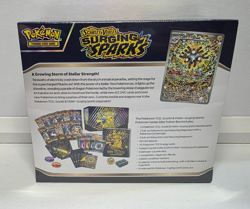 Surging Sparks ETB Pokemon Center Elite Trainer Box Brand New & Factory Sealed - Image 3