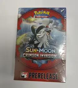 Pokemon Sun & Moon Crimson Invasion Prerelease Kit Build and Battle Box Sealed - Image 2