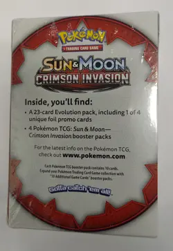 Pokemon Sun & Moon Crimson Invasion Prerelease Kit Build and Battle Box Sealed - Image 3