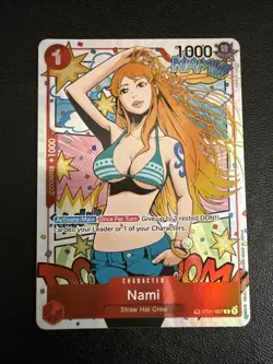 Treasure Rare Nami ST01-007 Alt Art OP06 Wings Of The Captain NM - Image 1