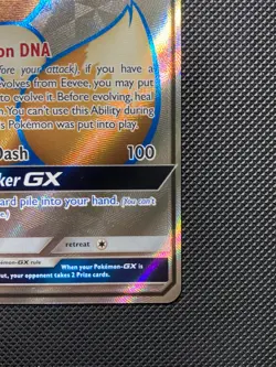 Eevee GX SM242 Black Star Promo Pokemon Card Full Art - Image 3